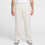 Nike Solo Swoosh Men's Open-Hem Fleece Pants. Nike.com